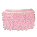 Home Wedding Decor Baby Shower Party Favors Tulle Table Skirt Table Decor Tutu Cover with Stickers Pink