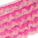 Home Wedding Decor Baby Shower Party Favors Tulle Table Skirt Table Decor Tutu Cover with Stickers Rose Red