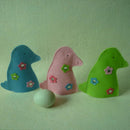3pcs/lot Cute Duck Flower Easter Egg Covers Holder Wrap Decoration Ornament