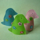 3pcs/lot Cute Duck Flower Easter Egg Covers Holder Wrap Decoration Ornament