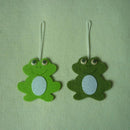 2pcs Creative Easter Hanging Decoration Easter Frog Strap Party Home Ornament Gift