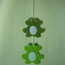 2pcs Creative Easter Hanging Decoration Easter Frog Strap Party Home Ornament Gift
