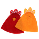 2pcs Fabric Cute Chick Easter Egg Covers Holder Holiday Ornament Present