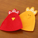 2pcs Fabric Cute Chick Easter Egg Covers Holder Holiday Ornament Present