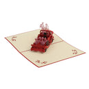 3D Pop Up Wedding Car Cards Paper Invitation Cards Postcard DIY Craft