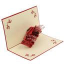 3D Pop Up Wedding Car Cards Paper Invitation Cards Postcard DIY Craft