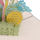 3D Pop Up Easter Egg Greeting Cards Paper Postcard Thank You Cards DIY Craft