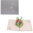 3D Pop Up Easter Egg Greeting Cards Paper Postcard Thank You Cards DIY Craft