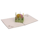 3D Pop Up Easter Egg Greeting Cards Paper Postcard Thank You Cards DIY Craft