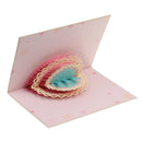 3D Pop Up Cake Cards Paper Birthday Invitation Card Postcard DIY Craft with Envelop