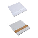 White Burlap Rhinestone Heart Wedding Party Decoration Signing Guest Book Reception Party Signatures