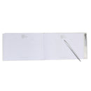 Guest Book with Silver Pen Wedding Engagement Birthday Party Accessory Props