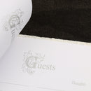 Wedding Guest Book White Lace Flower Elegant Engagement Ceremony Party Album Bride Groom Gift