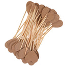 50pcs Rustic Heart Cupcake Picks Food Flags Cake Canape Sticks Wedding Party