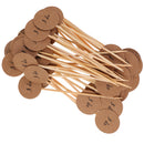 Pack of 50 Kraft Paper I Do Letters Cake Cupcake Topper Wedding Birthday Party Photo Prop