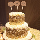 Pack of 50 Kraft Paper I Do Letters Cake Cupcake Topper Wedding Birthday Party Photo Prop