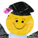 40 inch Smiley Jumping Grad with Cap Balloon Bouquet Happy Graduation Congratulation