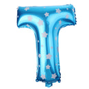 HAPPY BIRTHDAY Letters Baby Foot Foil Balloons Boy Baby Shower Party Decoration