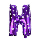 HAPPY BIRTHDAY Letters Baby Foot Foil Balloons Boy Baby Shower Party Decoration