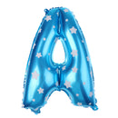 Blue Boy Baby Shower Balloons HAPPY BIRTHDAY Letters Pram Foil Balloons Set for Decoration