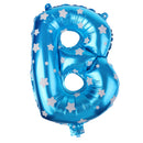 Blue Boy Baby Shower Balloons HAPPY BIRTHDAY Letters Pram Foil Balloons Set for Decoration