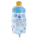 Blue Boy Baby Shower Balloons HAPPY BIRTHDAY Letters Pram Foil Balloons Set for Decoration