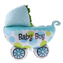 Blue Boy Baby Shower Balloons HAPPY BIRTHDAY Letters Pram Foil Balloons Set for Decoration
