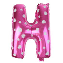 Pink Alphabets HAPPY BIRTHDAY Foil Balloons for Girl Baby Shower Christening Decoration