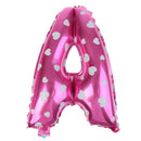 Pink Alphabets HAPPY BIRTHDAY Foil Balloons for Girl Baby Shower Christening Decoration