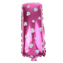 Pink Alphabets HAPPY BIRTHDAY Foil Balloons for Girl Baby Shower Christening Decoration
