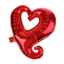 Pink I LOVE YOU Red Hearts Foil Balloons Set for Wedding Wall Decoration