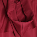 Men Women Hooded Robe Long Black Cloak Cape + Necklace + Cotton Belt for Halloween Fancy Costume Dress Accessory Wine Red M