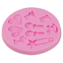 Round Silicone Mold Fondant Cake Chocolate Mold Decorating Tools DIY