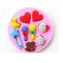 Round Silicone Mold Fondant Cake Chocolate Mold Decorating Tools DIY