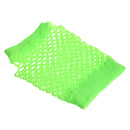 Women Girls Fashionable Bride To Be Hens Night Party Fishnet Fingerless Half Gloves Dance Costume Accessory 1 Pair Fluorescent Green
