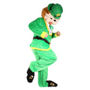 Green Lucky Leprechaun Adult St Patricks Day Cartoon Mascot Costume Outfit