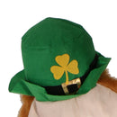 Green Lucky Leprechaun Adult St Patricks Day Cartoon Mascot Costume Outfit