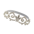 Diamante Crystal Wedding Bridal Bridesmaid Headpiece Party Headband Stretch Wedding Hair Tiara Band