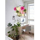 12 Pieces Tissue Paper Flowers Honeycomb Lanterns Wedding Party Decor