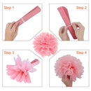 Set of 20pcs Tissue Paper Flowers Pom Poms Tassels Paper Garland Party Decora