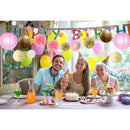 16pcs /Set Paper Pom Poms Flowers Lanterns Garland Wedding Party Decor