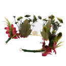 Girls Floral Crown Tiara Flower Fairy Headband Wedding Headpiece Party Costume
