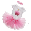 Cute Elegant Baby Girls Romper Bodysuit Playsuit Tutu Skirt Princess Outfit 1st Birthday Party Supplies 6-12 Months