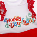 Cute Elegant Baby Girls Romper Bodysuit Tutu Dress Crown Headband Princess Outfit 1st Birthday Party Supplies S