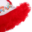 Cute Elegant Baby Girls Romper Bodysuit Tutu Dress Crown Headband Princess Outfit 1st Birthday Party Supplies M