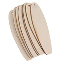 8pcs Unfinished Wooden Surfboard Shape Crafts Cut Outs Scrapbooks DIY