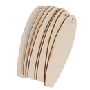 8pcs Unfinished Wooden Surfboard Shape Crafts Cut Outs Scrapbooks DIY