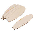 8pcs Unfinished Wooden Surfboard Shape Crafts Cut Outs Scrapbooks DIY