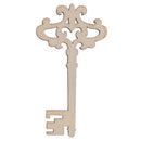10pcs Wooden Victorian Keys Embellishment Wood Keys Shape DIY Crafts