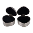 Pack of 2 Alloy Heart Crown My First Tooth Curl Save Box Keepsake Gift With Box